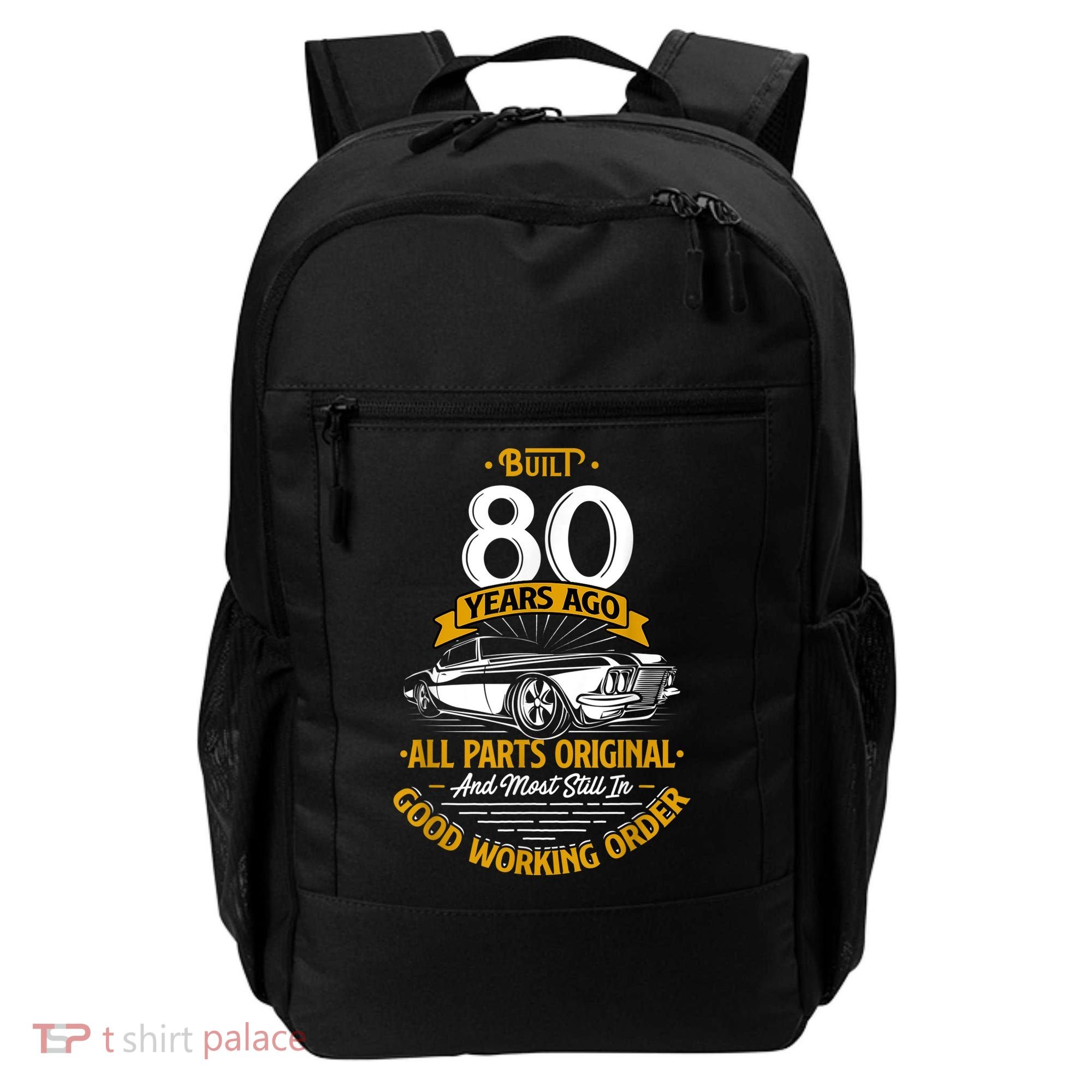 Built 80 Years Ago - Funny 80th Birthday Gift Backpack
