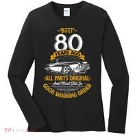 Built 80 Years Ago - Funny 80th Birthday Gift Women's Long Sleeve Shirt thumb 0