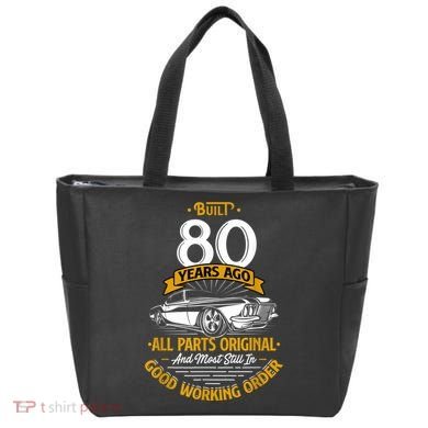Built 80 Years Ago - Funny 80th Birthday Gift Tote Bag