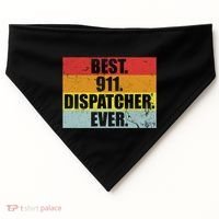 Best 911 Dispatcher Firstresponder Heroes Cute Gift USA-Made Doggie Bandana thumb 0