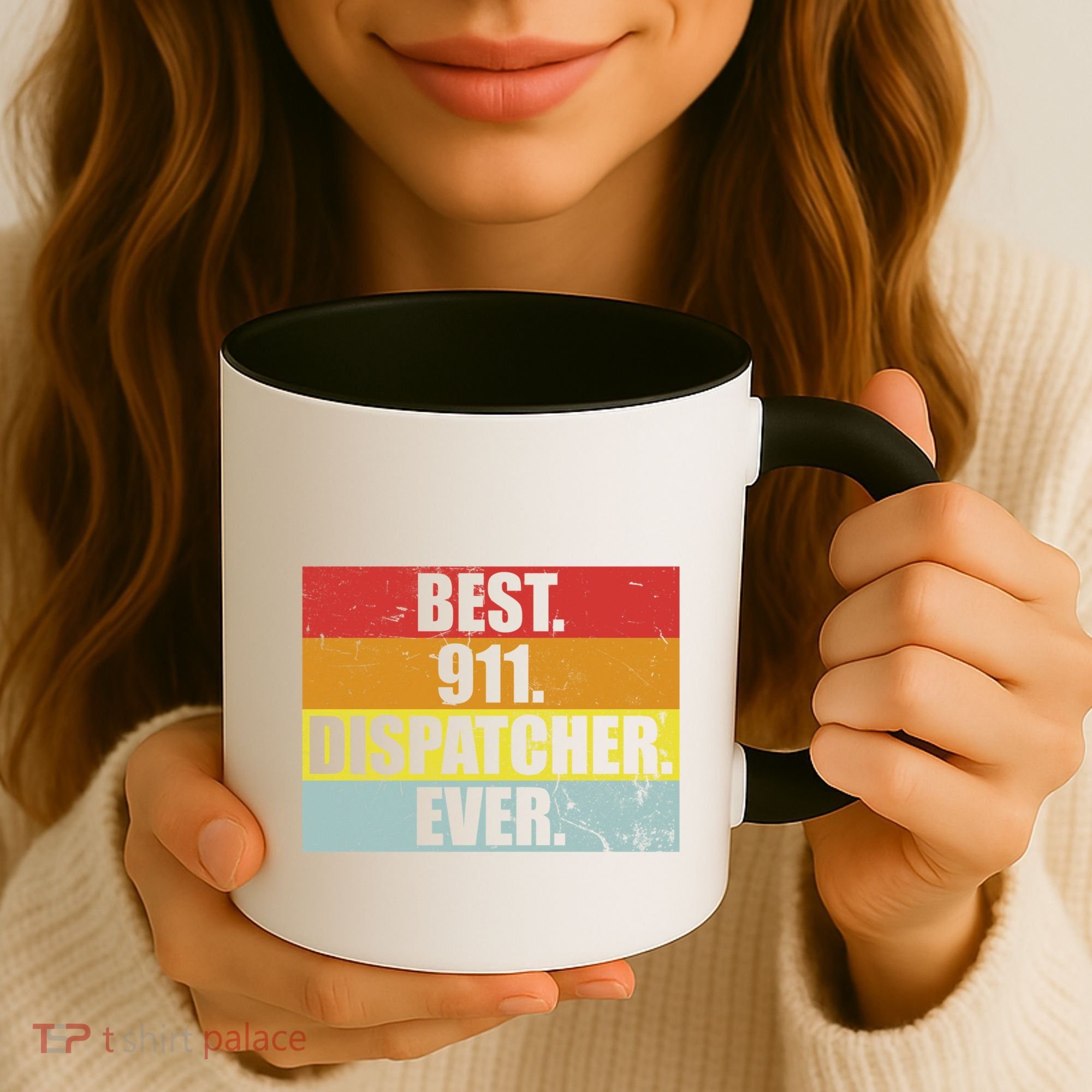 Best 911 Dispatcher Firstresponder Heroes Cute Gift Coffee Mug