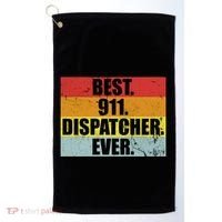 Best 911 Dispatcher Firstresponder Heroes Cute Gift Golf Towel thumb 0
