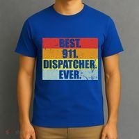 Best 911 Dispatcher Firstresponder Heroes Cute Gift T-Shirt thumb 3