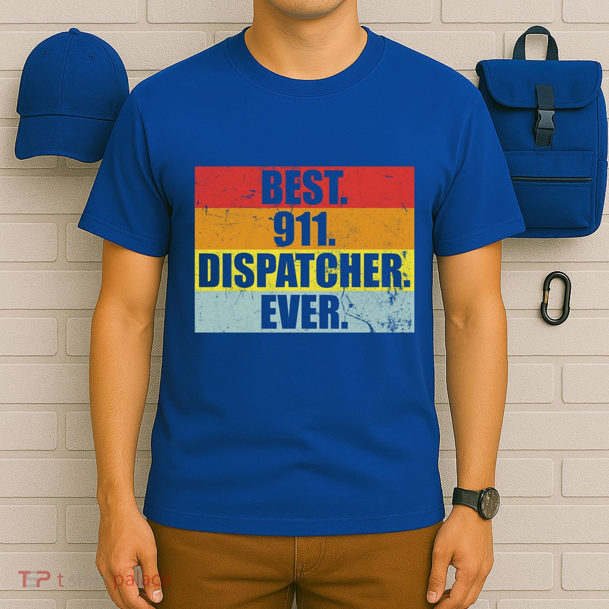Best 911 Dispatcher Firstresponder Heroes Cute Gift T-Shirt