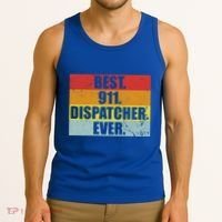 Best 911 Dispatcher Firstresponder Heroes Cute Gift Tank Top thumb 3