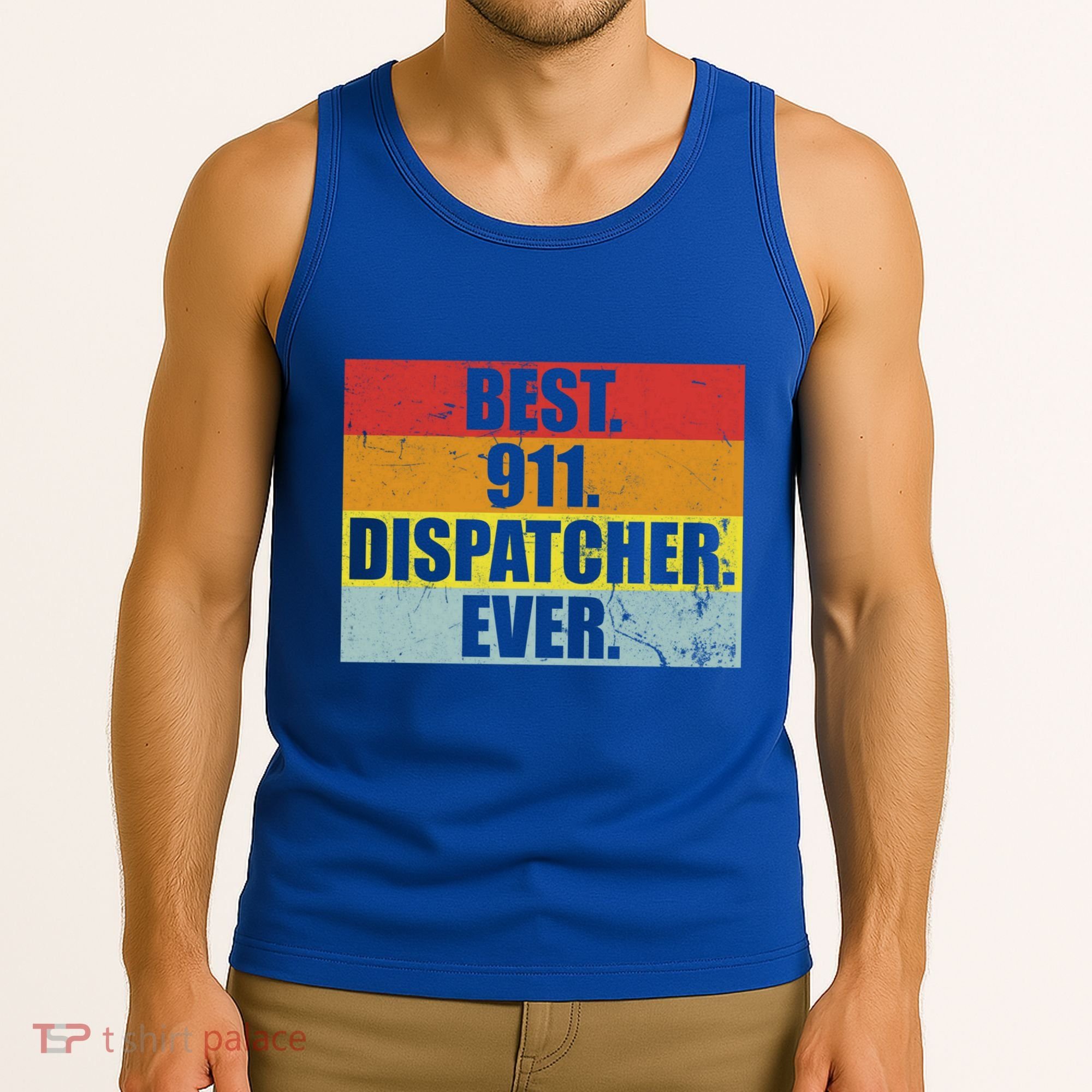 Best 911 Dispatcher Firstresponder Heroes Cute Gift Tank Top