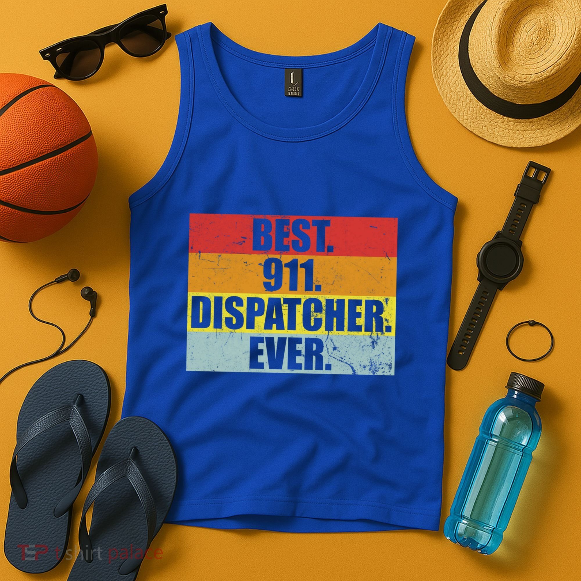 Best 911 Dispatcher Firstresponder Heroes Cute Gift Tank Top
