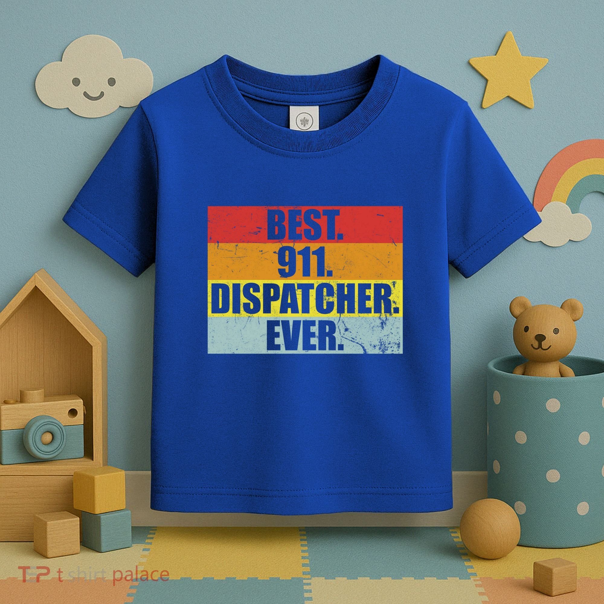 Best 911 Dispatcher Firstresponder Heroes Cute Gift Toddler T-Shirt