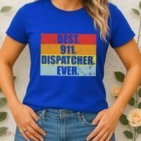 Best 911 Dispatcher Firstresponder Heroes Cute Gift Women's T-Shirt thumb 2