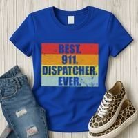 Best 911 Dispatcher Firstresponder Heroes Cute Gift Women's T-Shirt thumb 3