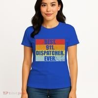 Best 911 Dispatcher Firstresponder Heroes Cute Gift Women's T-Shirt thumb 4