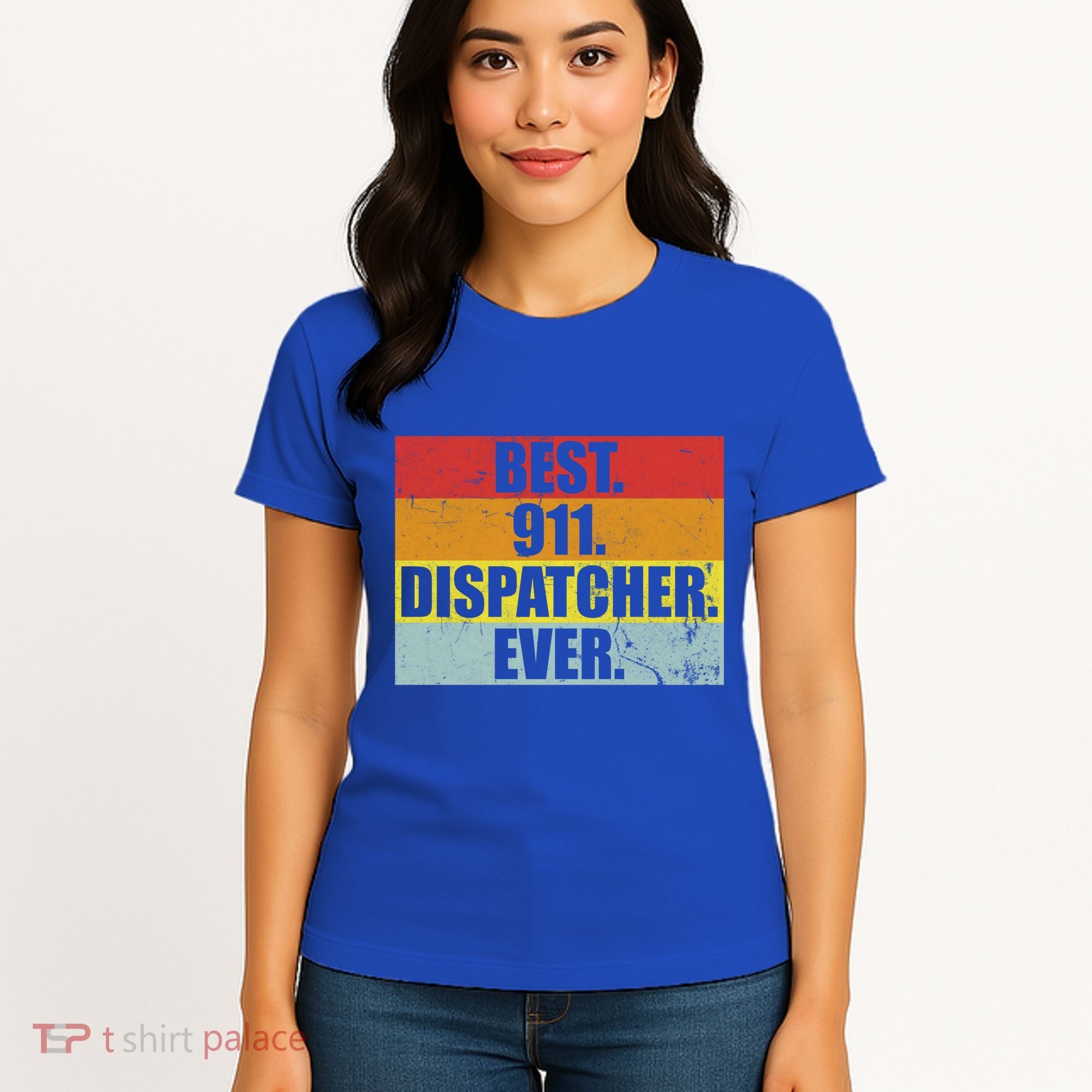 Best 911 Dispatcher Firstresponder Heroes Cute Gift Women's T-Shirt