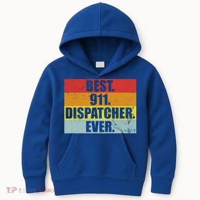 Best 911 Dispatcher Firstresponder Heroes Cute Gift Kids Hoodie