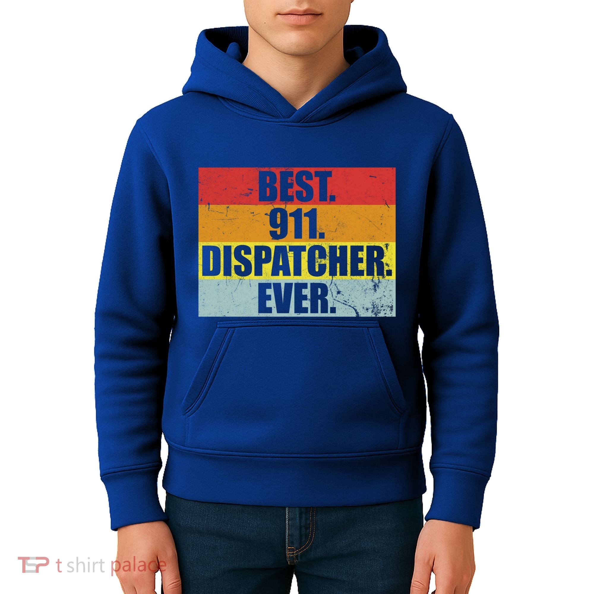 Best 911 Dispatcher Firstresponder Heroes Cute Gift Kids Hoodie