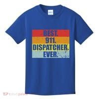Best 911 Dispatcher Firstresponder Heroes Cute Gift Kids T-Shirt thumb 0