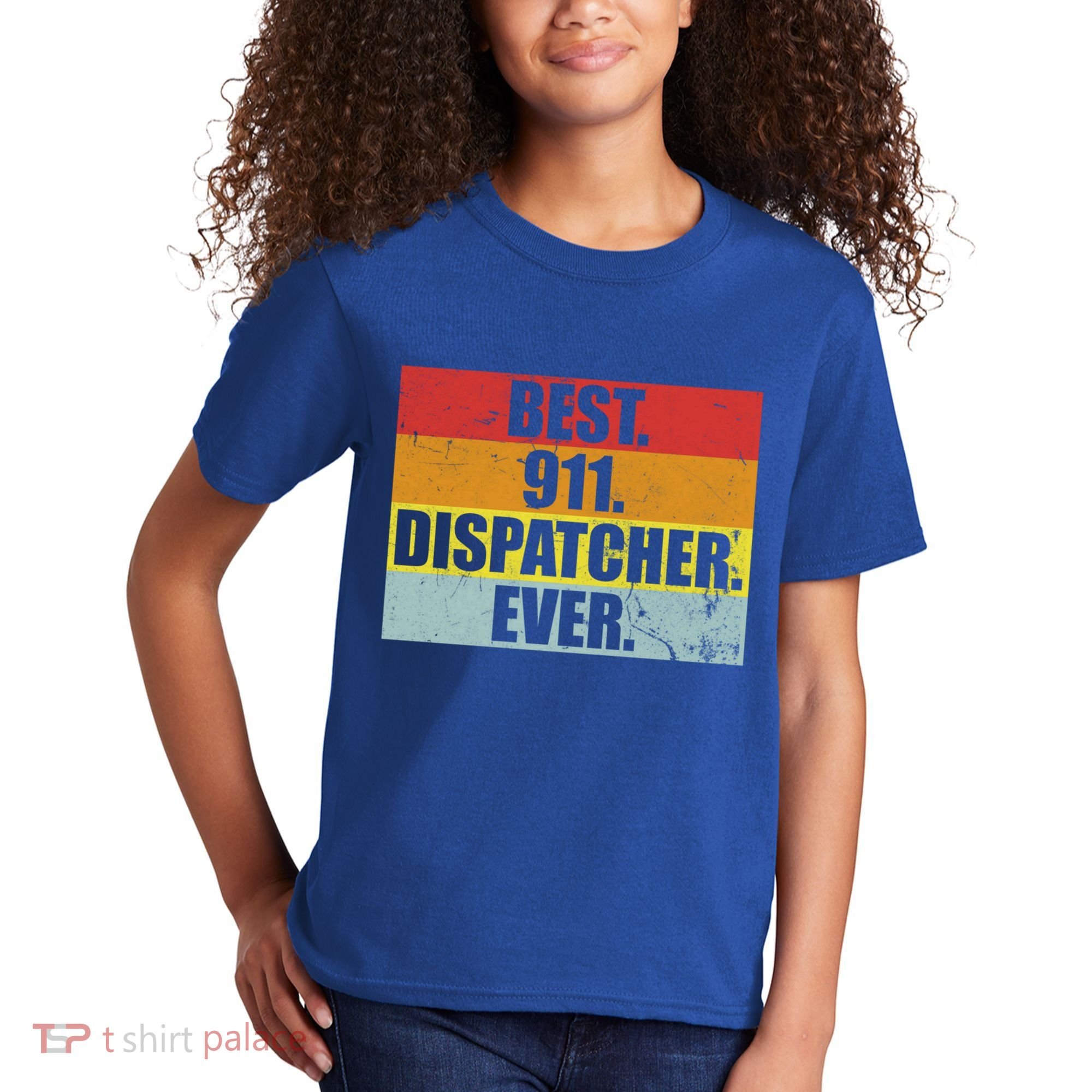 Best 911 Dispatcher Firstresponder Heroes Cute Gift Kids T-Shirt