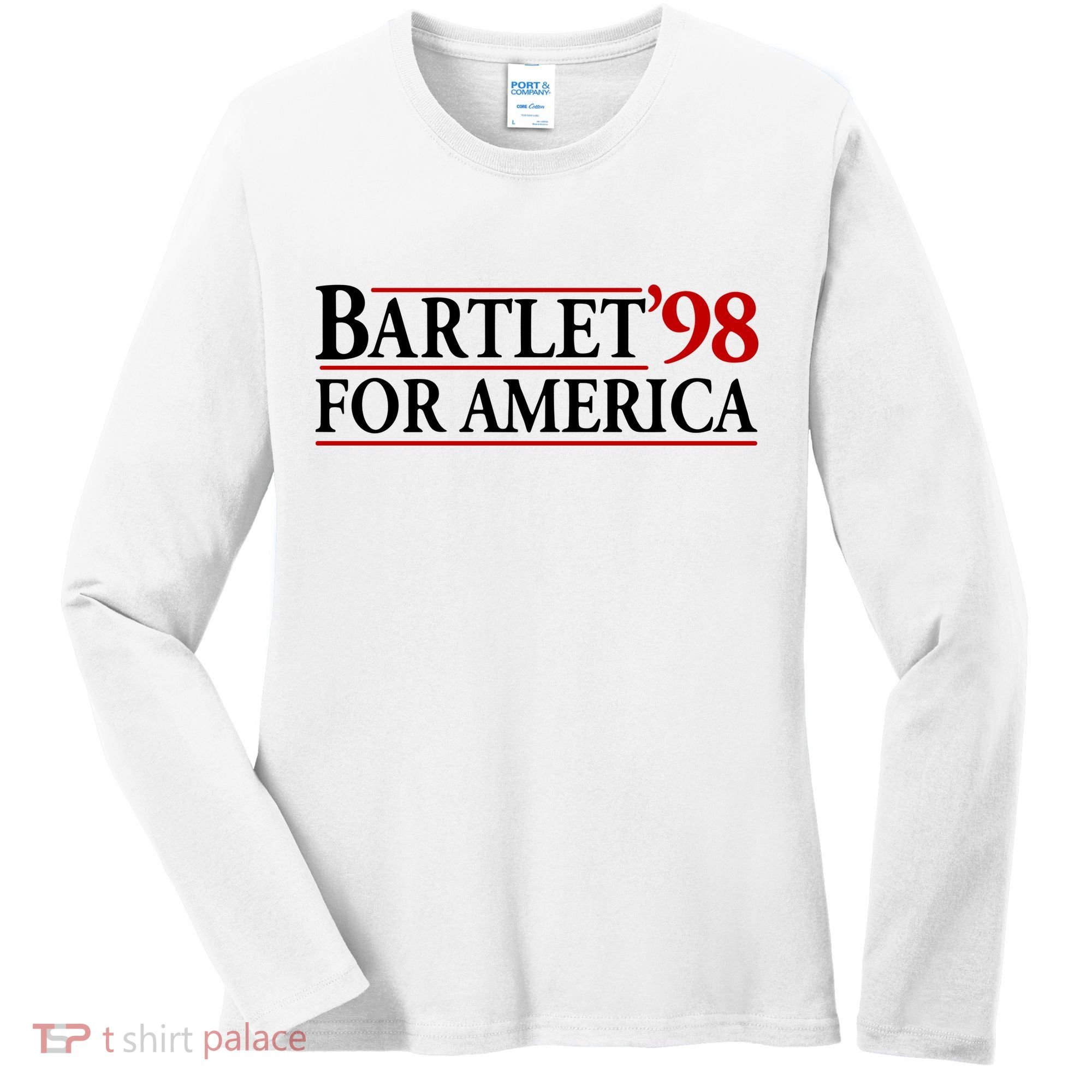 Bartlett’ 98 For America Women's Long Sleeve Shirt