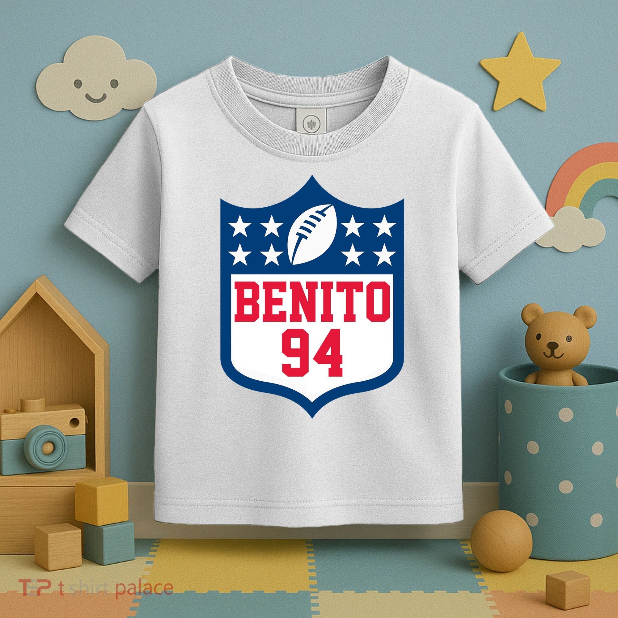 Benito 94 Sports Football Toddler T-Shirt