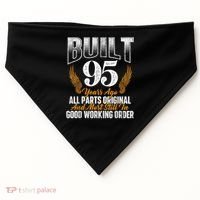 Built 95 Years Ago 95th Birthday 95 Years Old Bday USA-Made Doggie Bandana thumb 0
