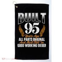 Built 95 Years Ago 95th Birthday 95 Years Old Bday Golf Towel thumb 0