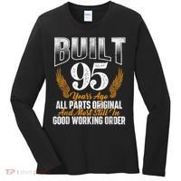 Built 95 Years Ago 95th Birthday 95 Years Old Bday Women's Long Sleeve Shirt thumb 0