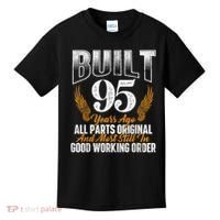 Built 95 Years Ago 95th Birthday 95 Years Old Bday Kids T-Shirt thumb 0