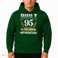 Built 95 Years Ago 95th Birthday 95 Years Old Bday Hoodie thumb 2