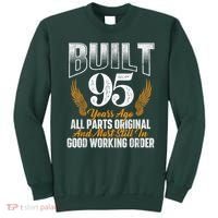 Built 95 Years Ago 95th Birthday 95 Years Old Bday Sweatshirt thumb 0