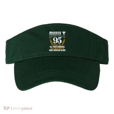 Built 95 Years Ago 95th Birthday 95 Years Old Bday Visor