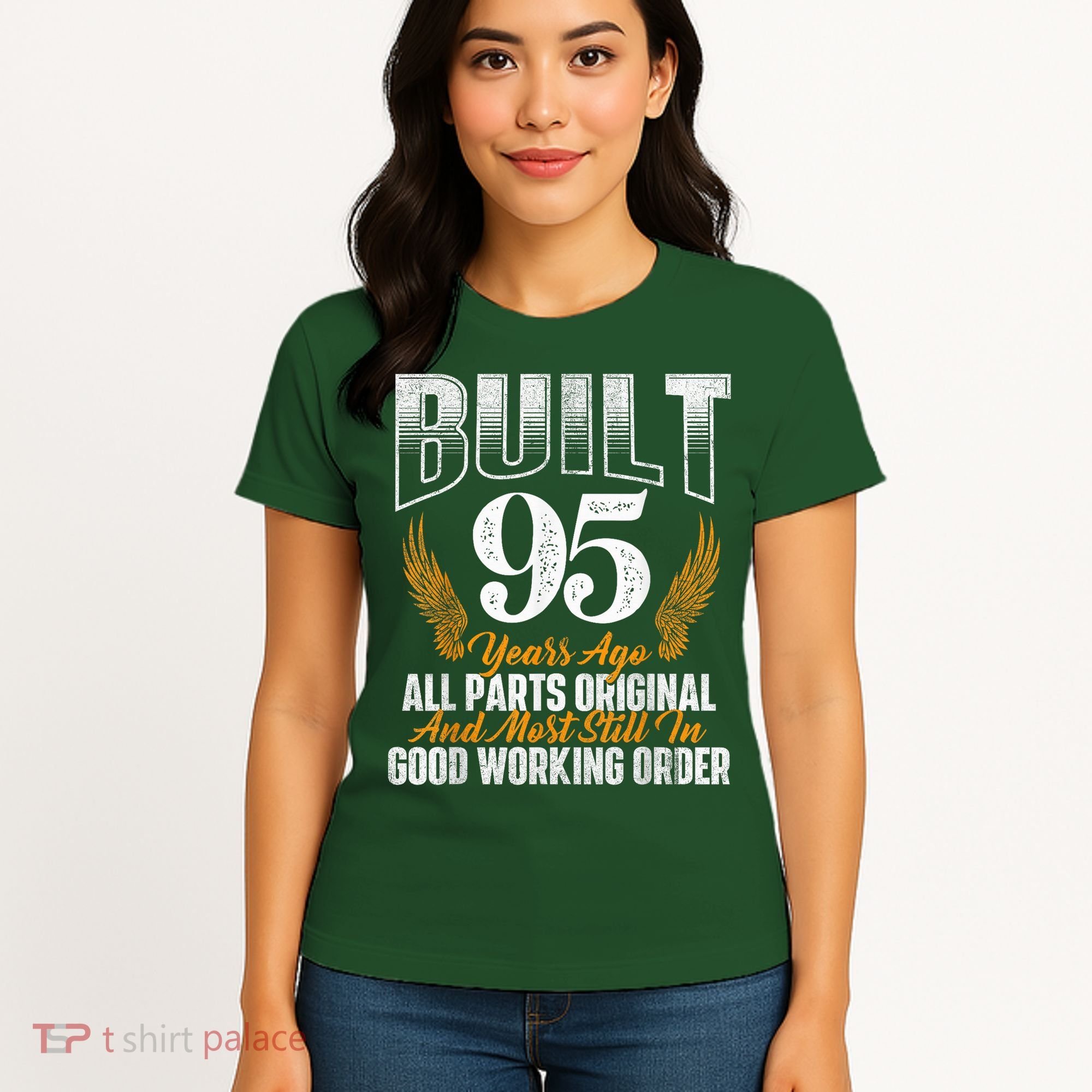 Built 95 Years Ago 95th Birthday 95 Years Old Bday Women's T-Shirt