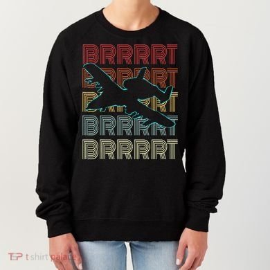 Brrrrt A 10 Warthog Vintage Retro Style Women's Sweatshirt