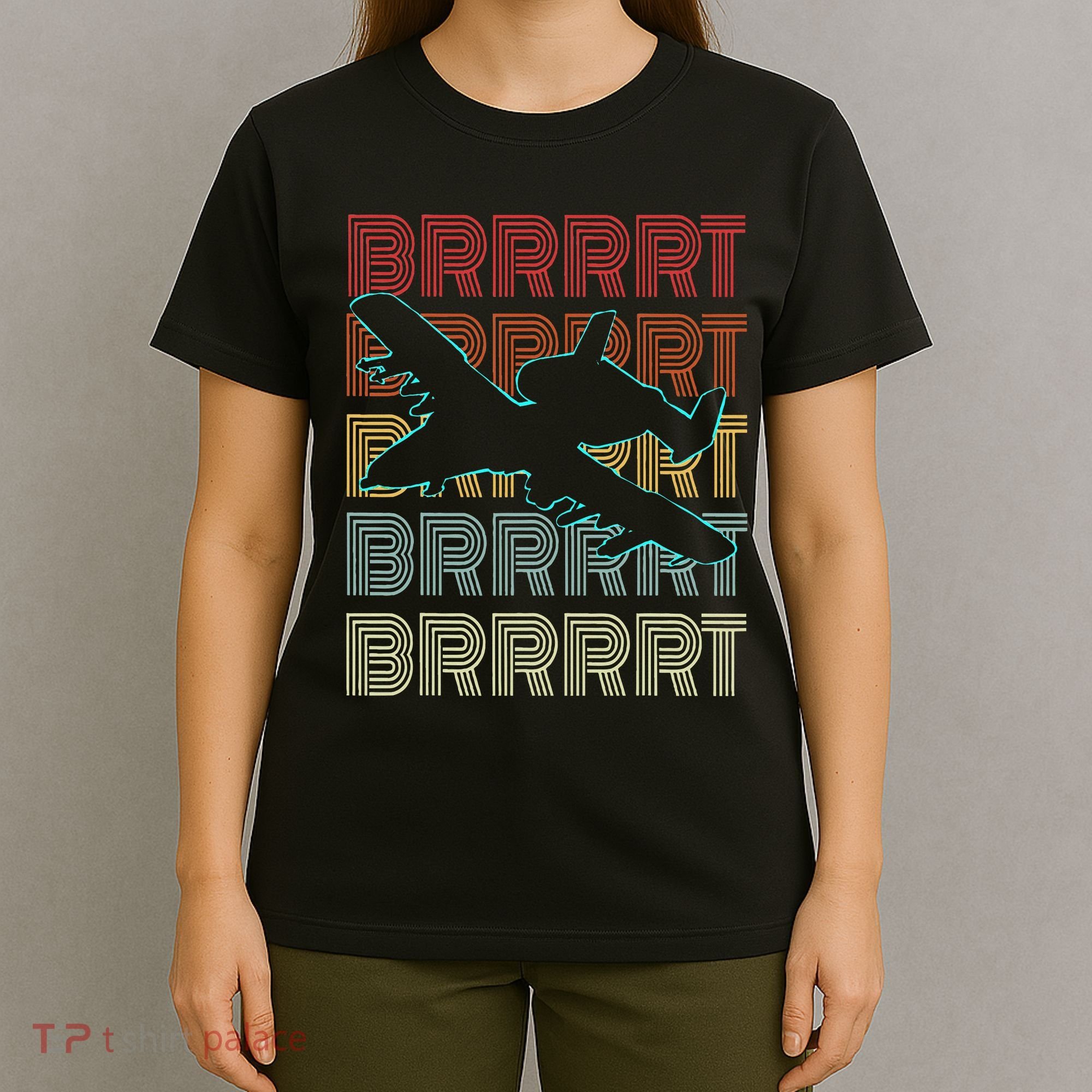 Brrrrt A 10 Warthog Vintage Retro Style T-Shirt