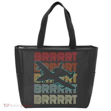Brrrrt A 10 Warthog Vintage Retro Style Tote Bag