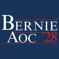 Bernie AOC 2028 Bernie Sanders Alexandria Cortez For President Democrat Party Women's Hoodie thumb 2