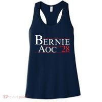 Bernie AOC 2028 Bernie Sanders Alexandria Cortez For President Democrat Party Women's Tank Top thumb 0
