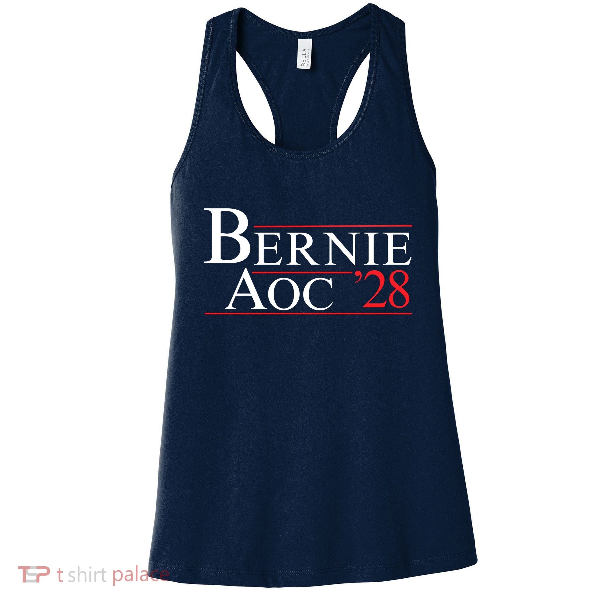 Bernie AOC 2028 Bernie Sanders Alexandria Cortez For President Democrat Party Women's Tank Top