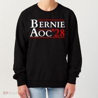 Bernie AOC 2028 Bernie Sanders Alexandria Cortez President  Women's Sweatshirt thumb 0