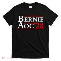 Bernie AOC 2028 Bernie Sanders Alexandria Cortez President  T-Shirt thumb 0