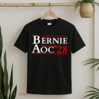 Bernie AOC 2028 Bernie Sanders Alexandria Cortez President  T-Shirt thumb 2