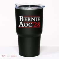 Bernie AOC 2028 Bernie Sanders Alexandria Cortez President  Tumbler thumb 0