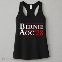 Bernie AOC 2028 Bernie Sanders Alexandria Cortez President  Women's Tank Top thumb 3