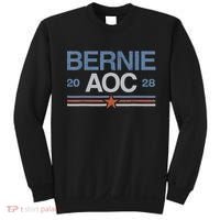 Bernie AOC 2028 For Progressives & Liberals Sweatshirt thumb 0