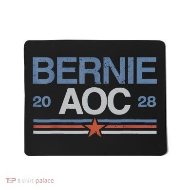 Bernie AOC 2028 For Progressives & Liberals Mousepad