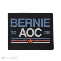 Bernie AOC 2028 For Progressives & Liberals Mousepad thumb 0