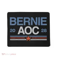 Bernie AOC 2028 For Progressives & Liberals Mousepad thumb 0