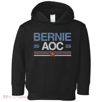 Bernie AOC 2028 For Progressives & Liberals Toddler Hoodie thumb 0