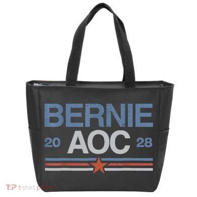 Bernie AOC 2028 For Progressives & Liberals Tote Bag