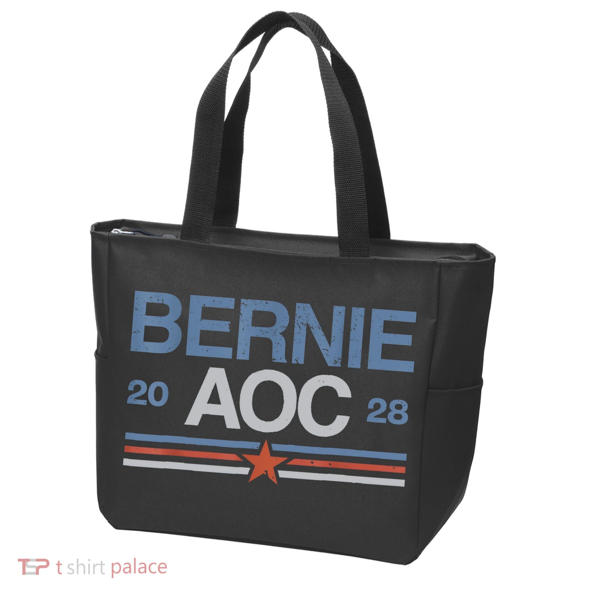 Bernie AOC 2028 For Progressives & Liberals Tote Bag
