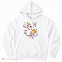 Before And After Indian Food Funny Hoodie thumb 0
