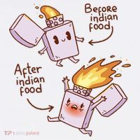 Before And After Indian Food Funny Hoodie thumb 7